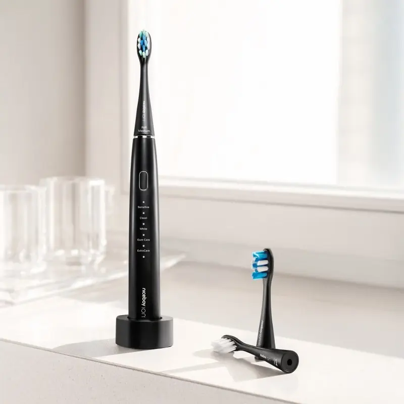 Niceboy SONICBLACK Vibrating Electric Toothbrush - Black Photo 4