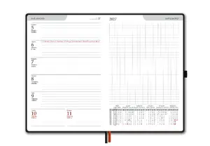 FAT Baltic Week Art Planner 2027 A5 Brown Patterned PU Cover