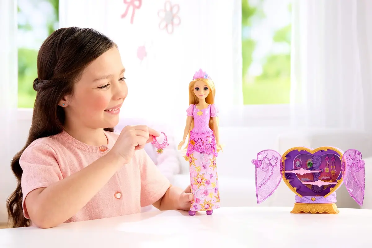 DISNEY Princess Jewel Reveal Rapunzel Fashion Doll Photo 2