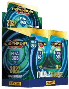 Коллекционные карточки PANINI FIFA 2027 в дисплее на 50 пакетиков