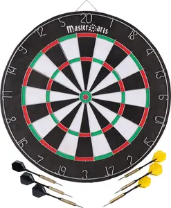 Enero Cardboard Dartboard 45 cm with 6 Darts