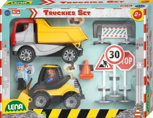 MATTEL Truckies Construction Set with Road Signs