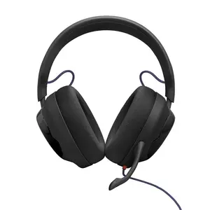 JBL Quantum 120 Проводная геймерская гарнитура с микрофоном на штанге черного цвета