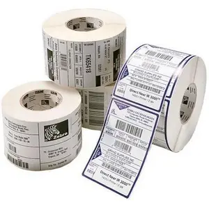 Zebra Z-Ultimate 3000T White Polyester Thermal Transfer Labels with Permanent Adhesive