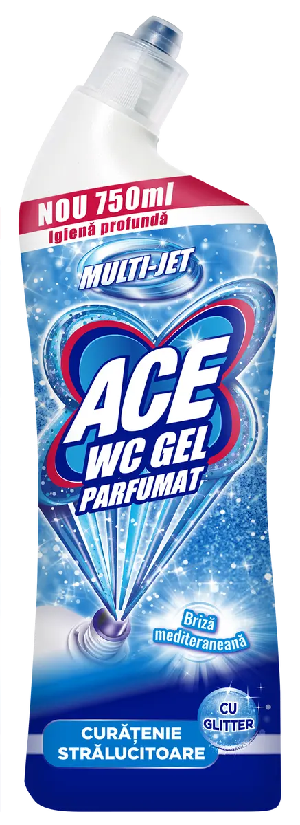 Tualetes tīrīšanas līdzeklis ACE GLITTER MARIN