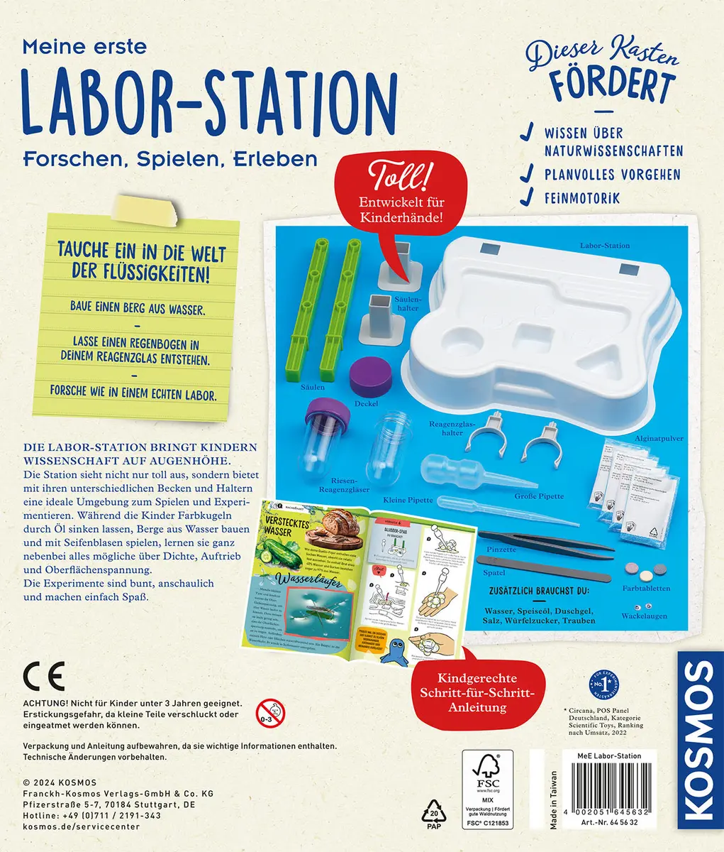 Kosmos Meine erste Laborstation Набор для опытов Photo 2
