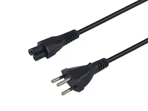 Equip High Quality Power Cord T12 to C5 1.8m H05VV-F 250V 2.5A