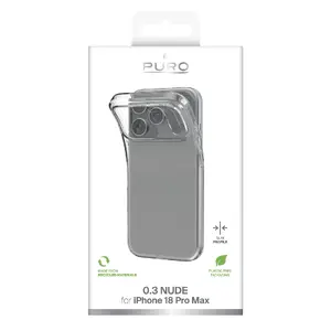 Viedtālruņa vāciņš Apple iPhone 18 Pro Max Puro 0.3 Nude Caurspīdīgs