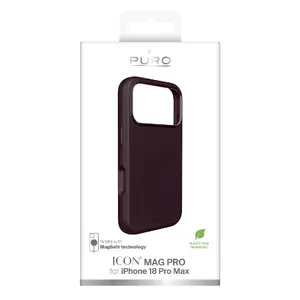 Viedtālruņa vāciņš PURO ICON MagSafe Apple iPhone 18 Pro Max Bordo