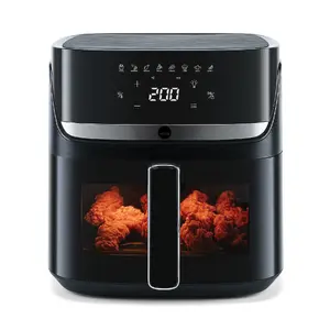 Wilfa AF3B-80P Hot Air Fryer 8 L 2000 W Single Touch Control Black