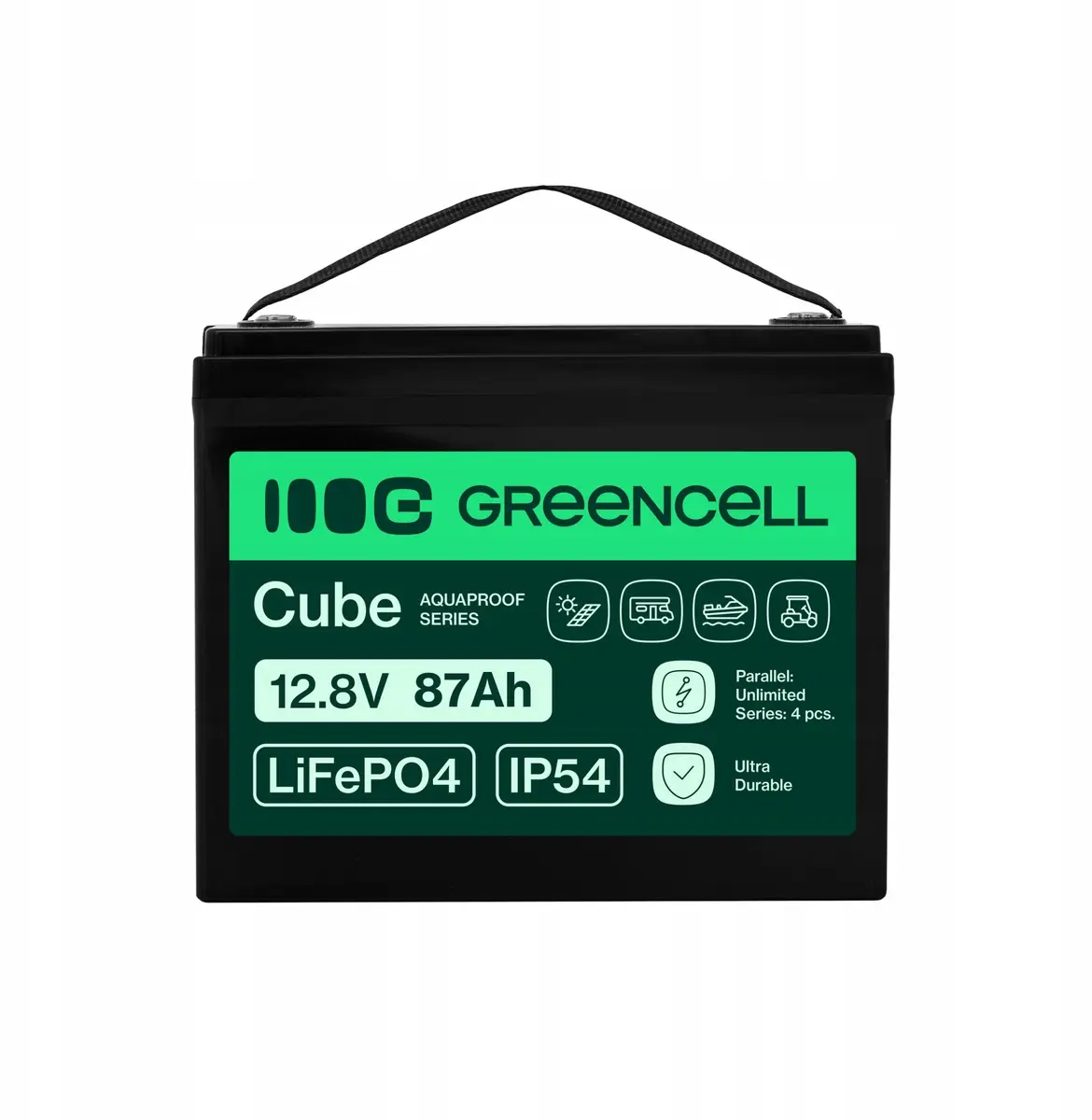 Green Cell CUBE LiFePO4 Akumulators 87Ah