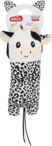 Cooper & Pals ZOLUX WILD Black Cow Plush Cat Toy