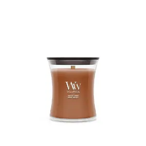 WoodWick Radiant Amber vaska svece cilindriska brūna