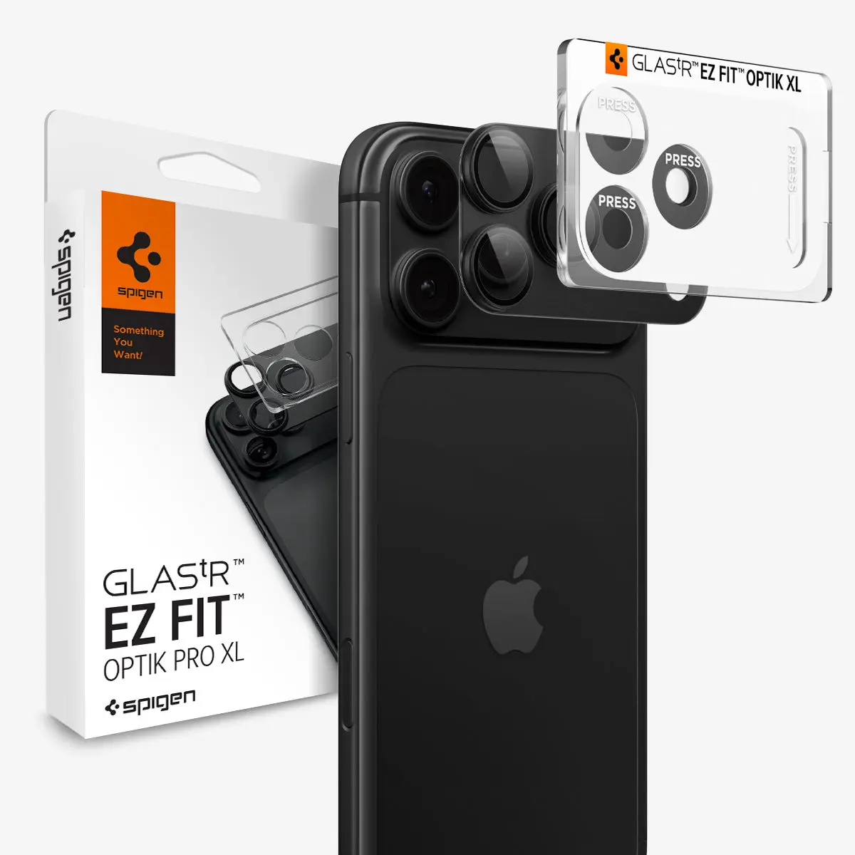 Spigen AGL12035 Rūdīta stikla kameras lēcas