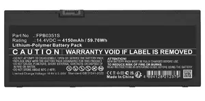 CoreParts Laptop Battery for Fujitsu LIFEBOOK U7310 and LIFEBOOK U7311