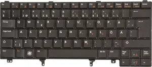 Klēpjdatora tastatūra Dell 6838N ar somu un zviedru izkārtojumu Latitude E5420, E6430, E5430