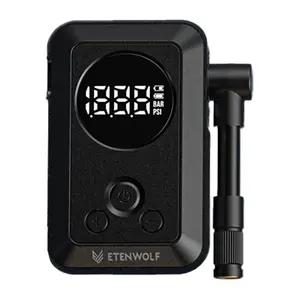Etenwolf S0 Car Air Compressor with 11.03 bar pressure and 2400 mAh battery