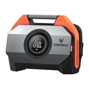 Etenwolf S6 automašīnas gaisa kompresors, 11.03 bar, 19200 mAh, oranžš