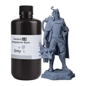 Elegoo Standard 2.0 Resin Grey 3D drukas sveķi 405nm UV cietēšana