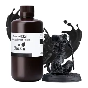 Elegoo Standard 2.0 3D printera fotopolimēra sveķi melni