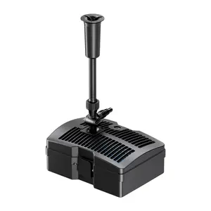 Sunsun CUF-2500 9W UV Fountain Pump with Integrated UV-C Sterilizer and Adjustable Flow for Ponds