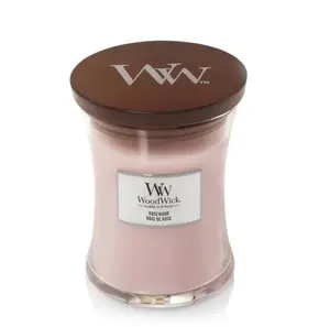 WoodWick ROSEWOOD WOODWICK Maza aromatizētā svece ar koka degli