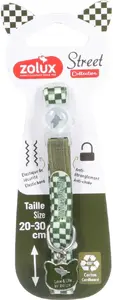 Diamsil ZOLUX STREET Cat Collar with Pendant Khaki 20-30 cm