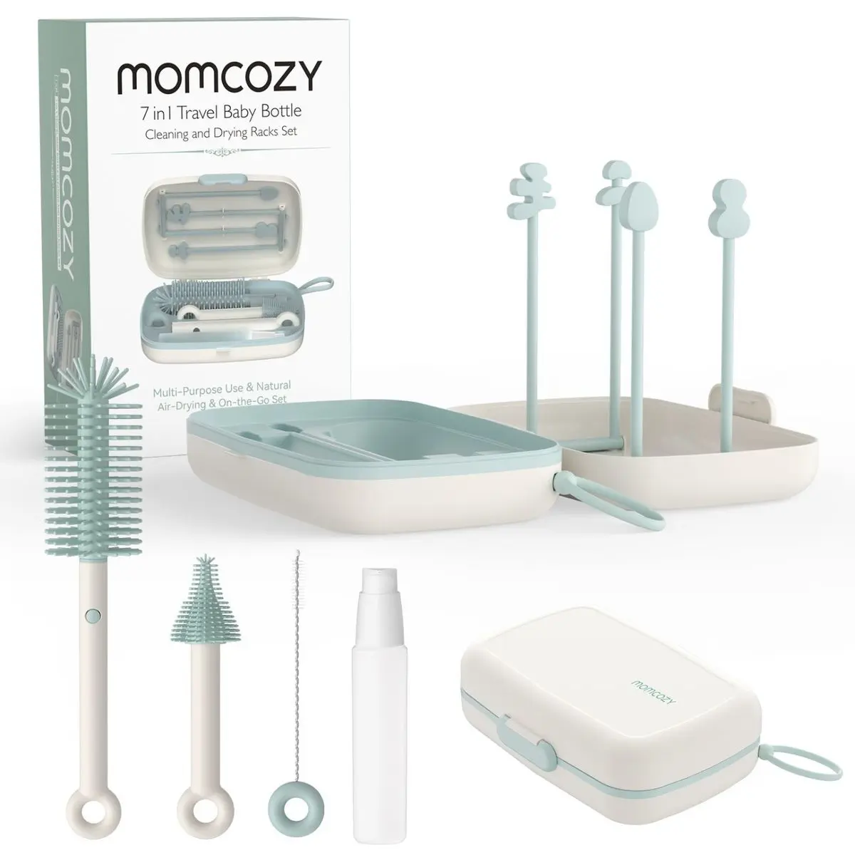 Momcozy LS001-GE12NB-A Pudelīšu tīrīšanas birstes komplekts