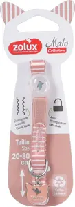 Pets Collection MALO Pink Cat Collar with Pendant Adjustable 20-30 cm