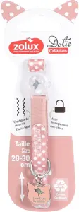 Aptel ZOLUX Dotie Pink Cat Collar with Pendant 20-30 cm