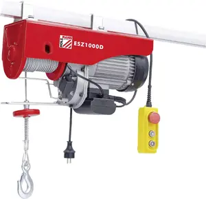 Holzmann ESZ1000D_230V Electric hoist with 1000 kg capacity and 230V operating voltage for lifting heavy loads in workshops and construction sites