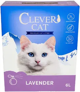 Наполнитель для кошачьего туалета MicroConnect Clever Cat Лаванда 6 л