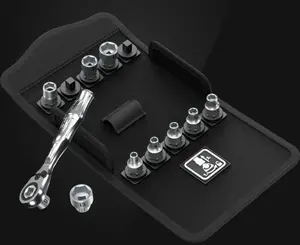 Wera Kraftform Kompakt Zyklop Mini 2 Set Ratchet Screwdriver and Bit Set with sockets