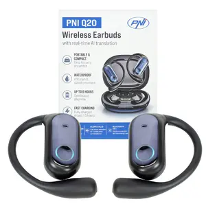 Беспроводные наушники PNI Q20 с синхронным AI-переводом, Bluetooth 6.1, IPX5 и шумоподавлением