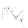 NewStar DS70-250BL2 Dual Monitor Arm Photo 41