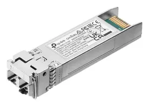 TP-Link Omada 10Gbase-SR SFP+ LC Transceiver, 850nm Multi-mode, LC Duplex Connector, 10000 Mbit/s, Up to 300m Distance
