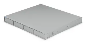 Сетевое хранилище NAS Ubiquiti UNAS-PRO-4 в стоечном исполнении 1U с процессором Cortex-A57, 16 ГБ оперативной памяти и поддержкой RAID