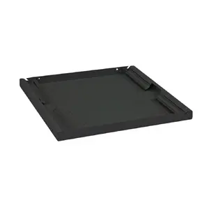 Triton 1U Perforated Server Rack Shelf 950mm in Black with 80 kg Maximum Weight Capacity