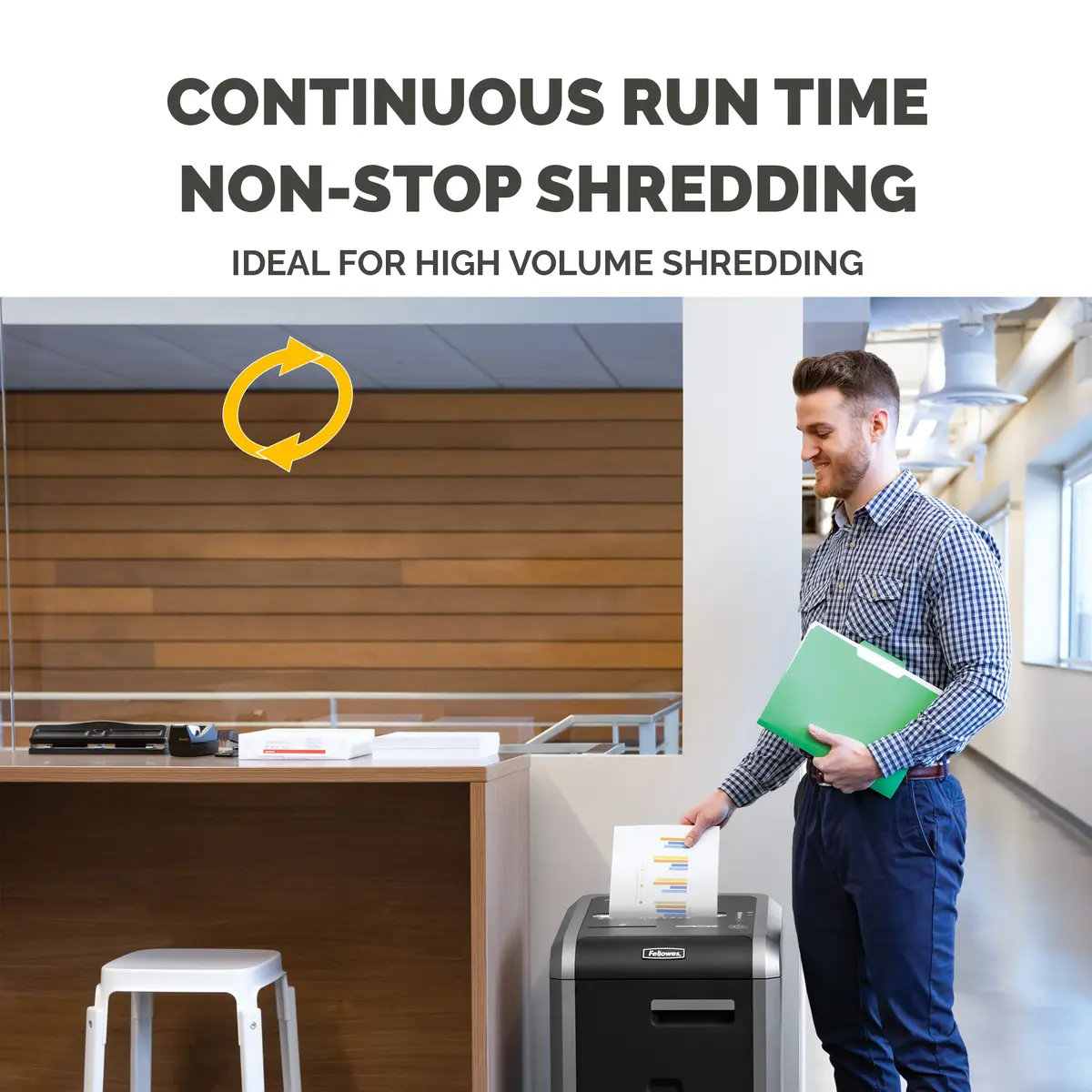 Fellowes 225Ci Cross Cut Paper Shredder Photo 7
