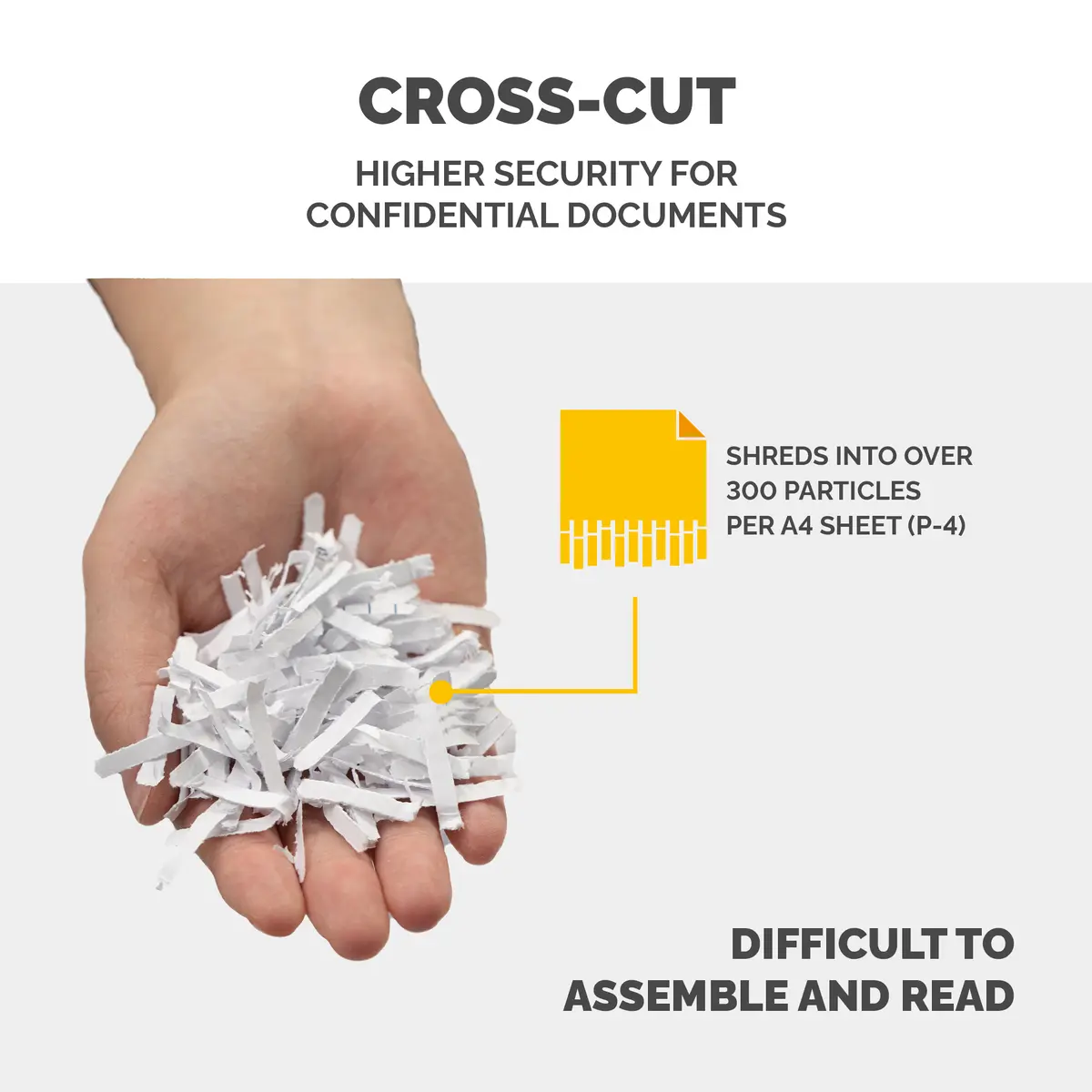 Fellowes 225Ci Cross Cut Paper Shredder Photo 9