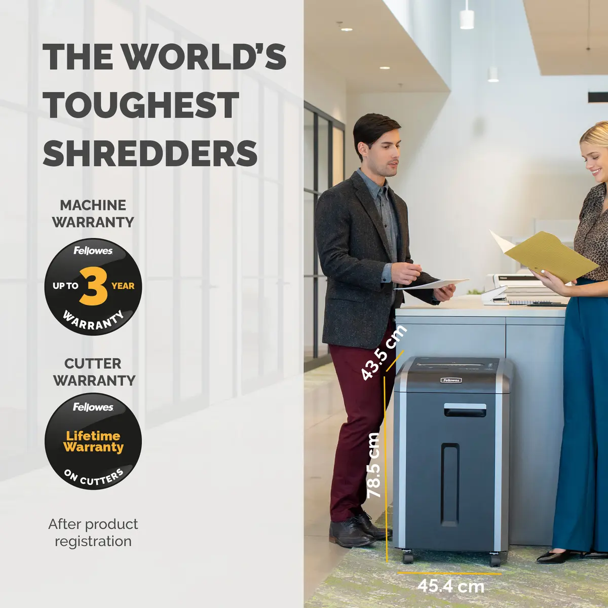 Fellowes 225Ci Cross Cut Paper Shredder Photo 11