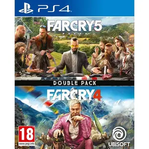 Far Cry 4 + Far Cry 5 Double Pack for PlayStation 4 Open-World Action Shooter Video Game