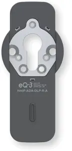 eQ-3 Homematic IP Door Lock Drive Pro Round Rosette Adapter, Anthracite
