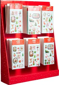 Christmas stickers 3D, 10 x 17 cm