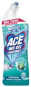 Toilet cleaning gel ACE Glitter Talco 750 ml with talcum scent