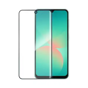 Perfectionists 2.5D Tempered Glass Screen Protector for Samsung Galaxy A27 5G Black with Oleophobic Coating and Shock Absorption