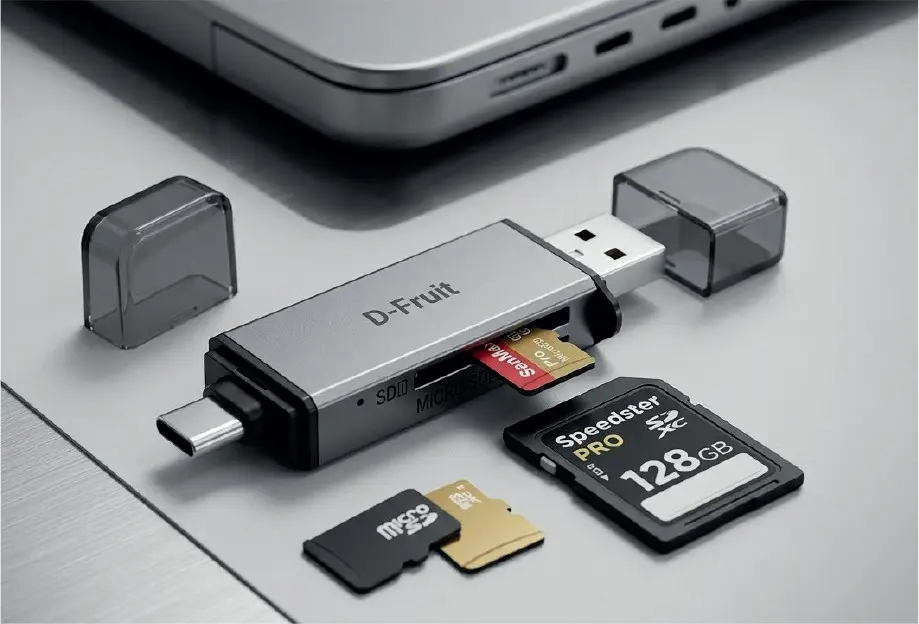 D-Fruit DF188 USB-C/USB-A karšu lasītājs Photo 2