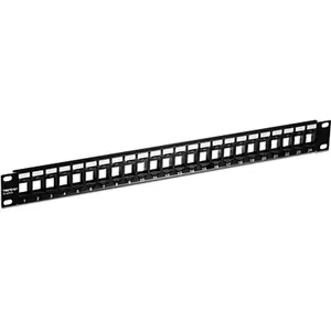 TRENDNET TC-KP24/2 24-Port 1U Rack Mount Keystone Patch Panel Black