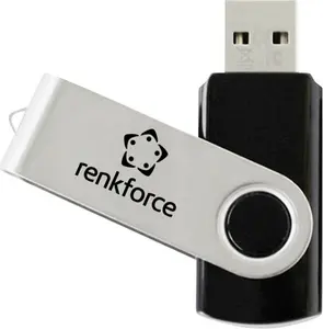 USB-накопитель Renkforce RF-USBS-190 USB 2.0 2 ГБ черно-серебристый USB-A