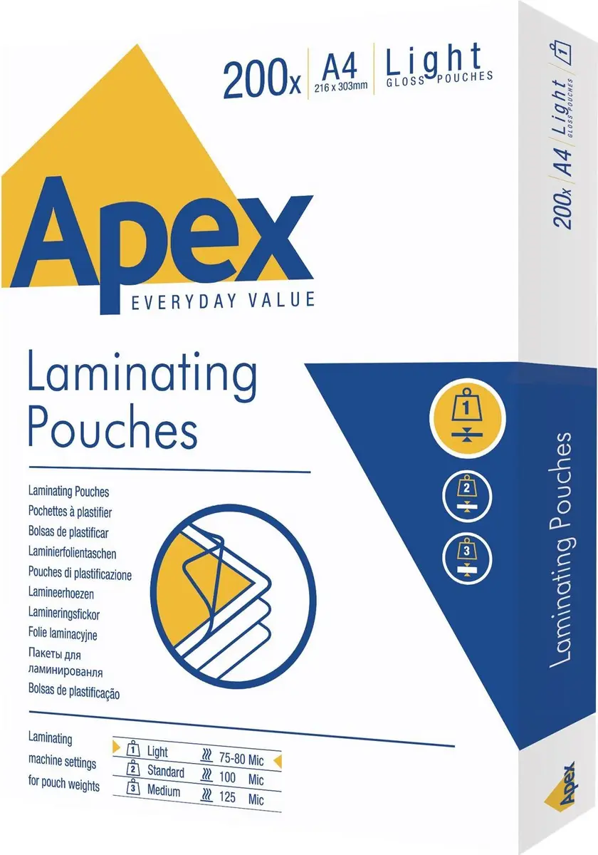 Fellowes APEX A4 Light Duty laminēšanas